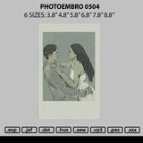 Photoembro 0504 Embroidery File 6 sizes