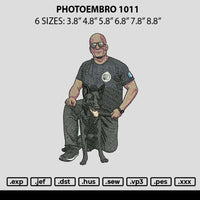 Photoembro 1011 Embroidery File 6 sizes