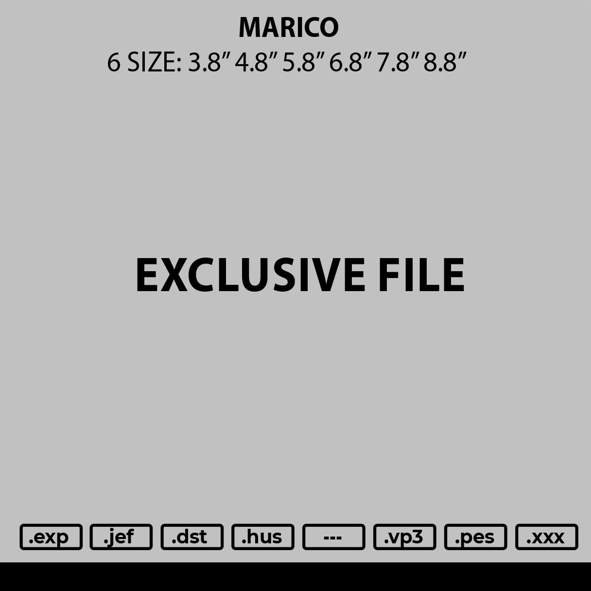 Photoembro 1101 Embroidery File 6 sizes