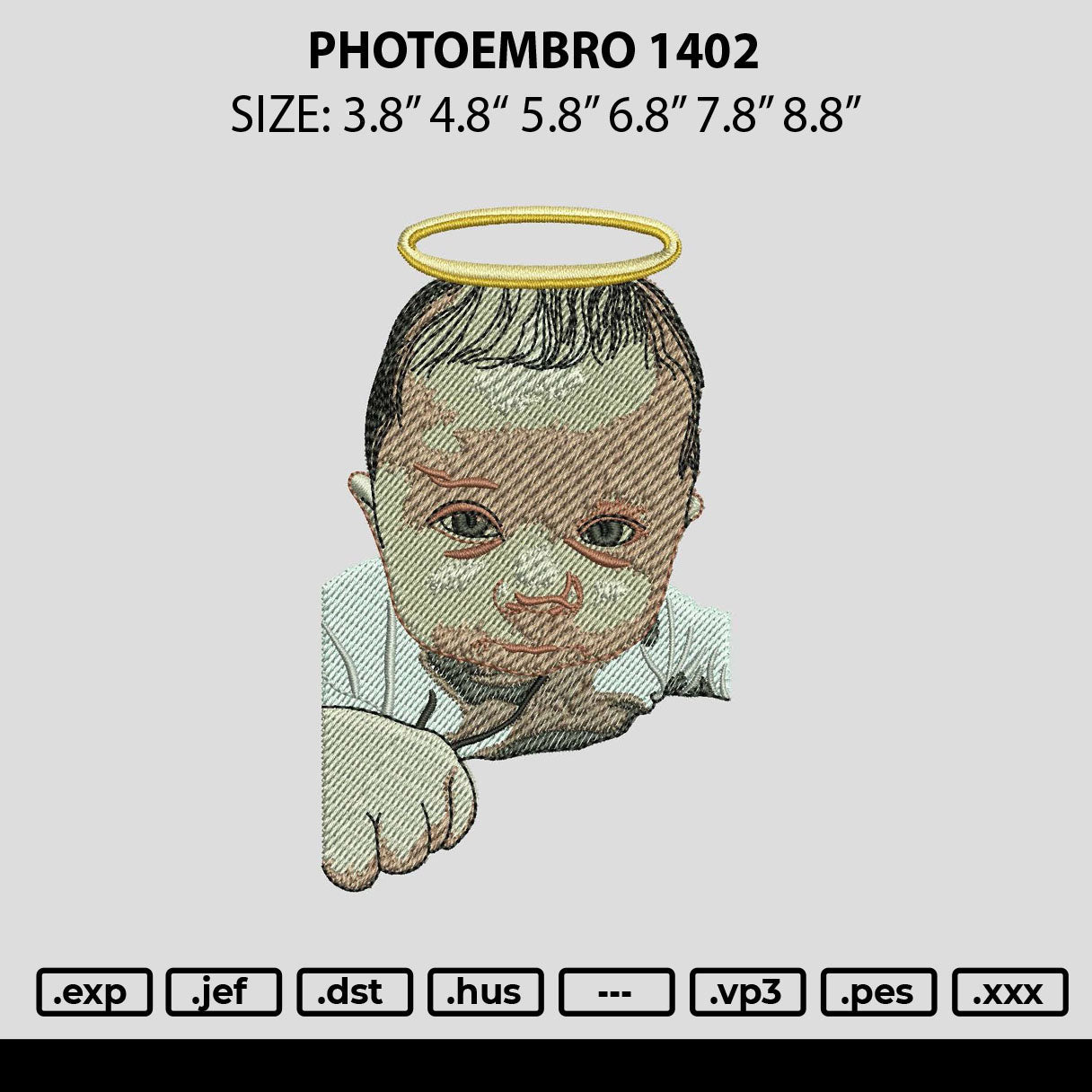Photoembro 1402 Embroidery File 6 sizes