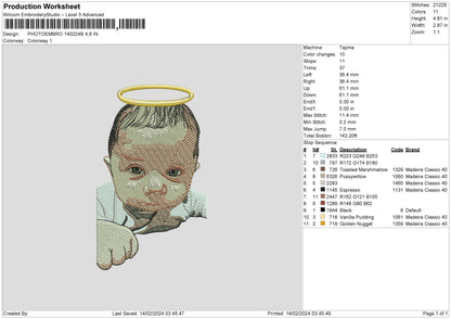 Photoembro 1402 Embroidery File 6 sizes