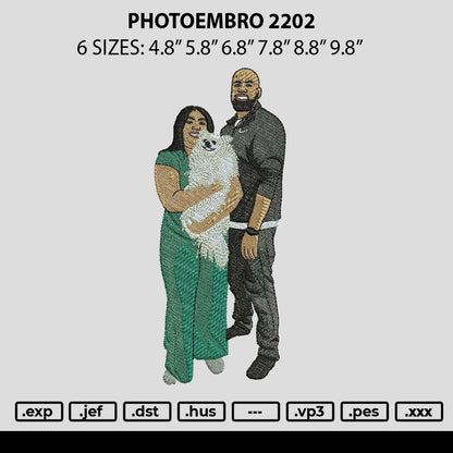 Photoembro 2202 Embroidery File 6 sizes
