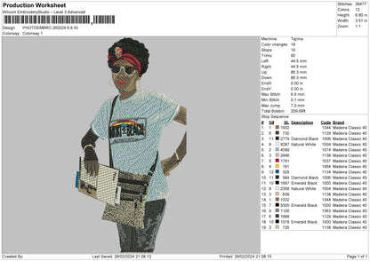 Photoembro 2602 Embroidery File 6 sizes