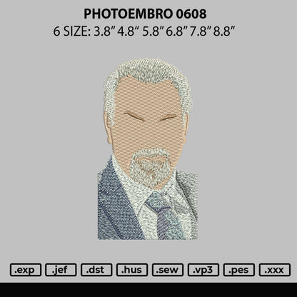 Photoembro 0608 Embroidery File 6 sizes