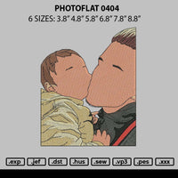 Photoflat 0404 Embroidery File 6 sizes
