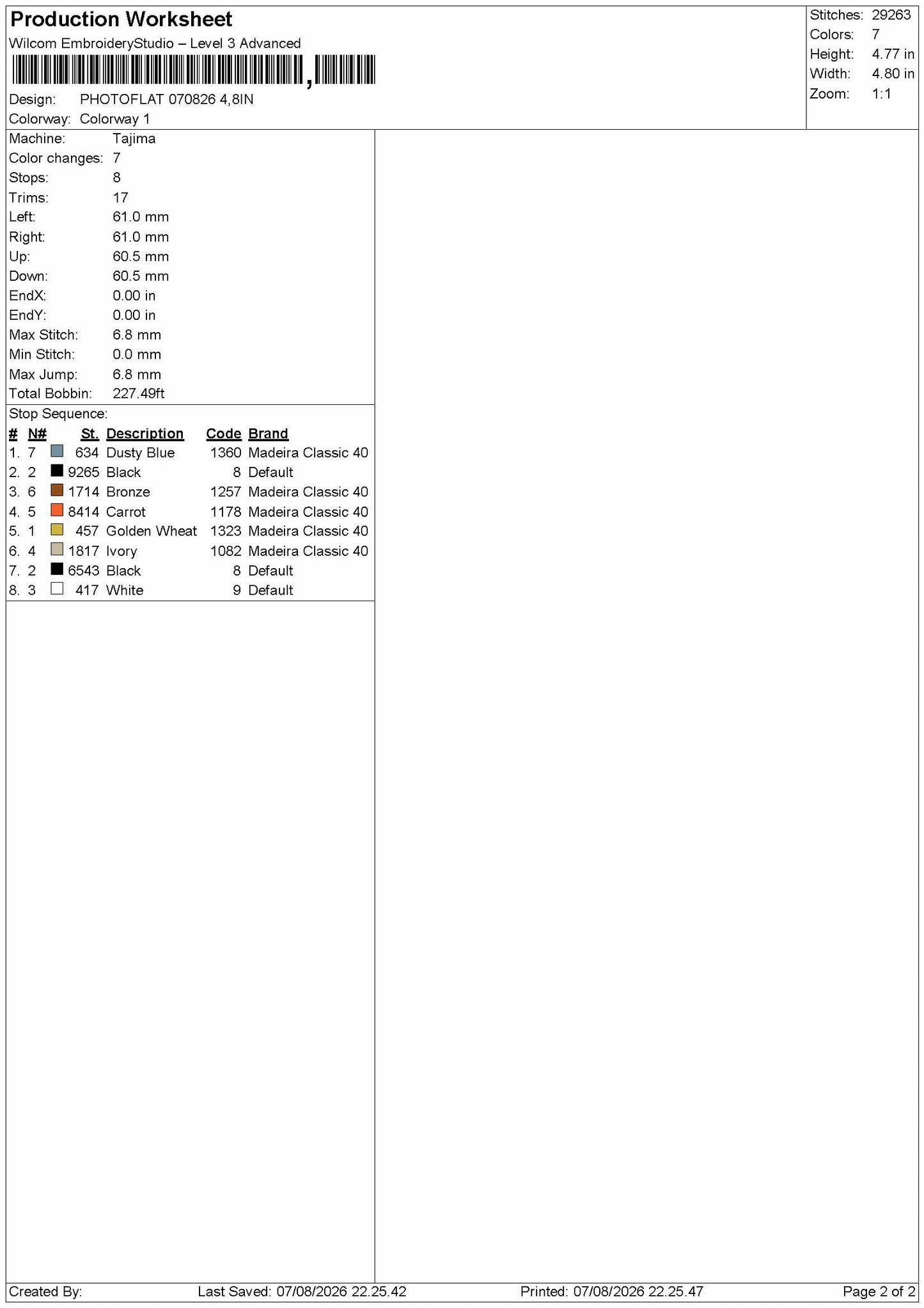 Photoflat 0706 Embroidery Machine Design File 6 sizes