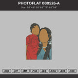 PHOTOFLAT 080526-A  Embroidery File 6 sizes