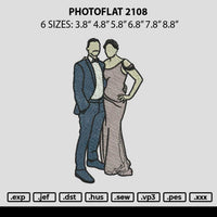 Photoflat 2108 Embroidery File 6 sizes