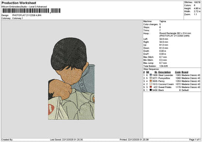 Photoflat 2112b Embroidery File 6 sizes