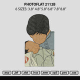 Photoflat 2112b Embroidery File 6 sizes