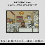 Photoflat 220426 Embroidery File 6 sizes