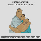 Photoflat 2512b Embroidery File 6 sizes