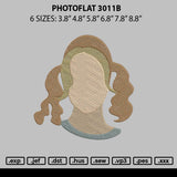 Photoflat 3011b Embroidery File 6 sizes