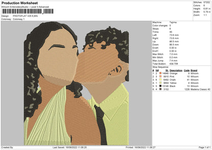Photofla V25 Embroidery File 5 sizes