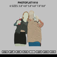 Photolfat1910 Embroidery File 6 sizes