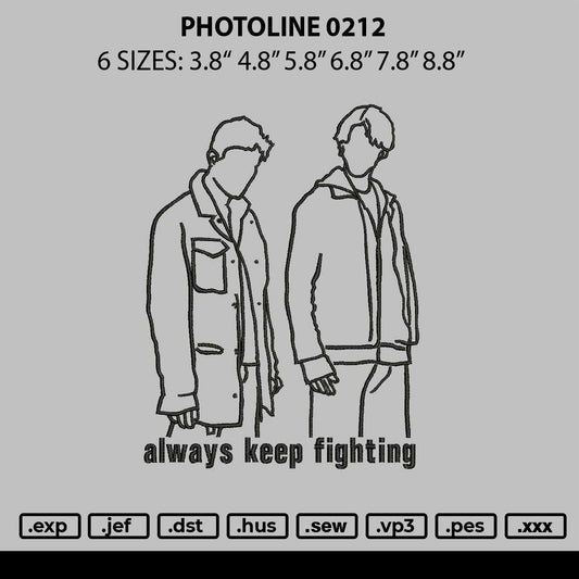 Photoline 0212 Embroidery File 6 sizes