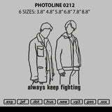 Photoline 0212 Embroidery File 6 sizes