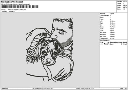 Photoline 0411a Embroidery File 6 sizes