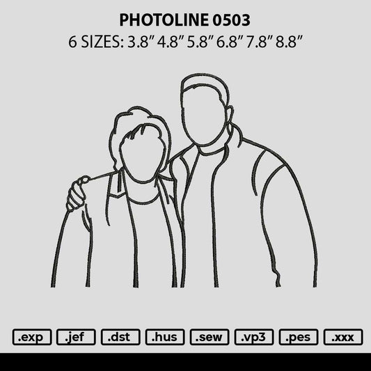 Photoline 0503 Embroidery File 6 sizes