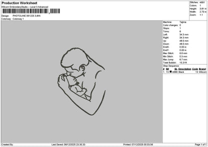 Photoline 0612 Embroidery File 6 sizes