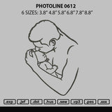 Photoline 0612 Embroidery File 6 sizes