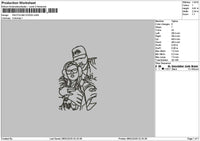 Photoline 0702 Embroidery File 6 sizes