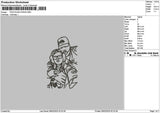 Photoline 0702 Embroidery File 6 sizes