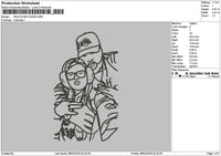 Photoline 0702 Embroidery File 6 sizes