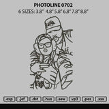 Photoline 0702 Embroidery File 6 sizes