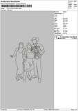 Photoline 0706 Embroidery File 6 sizes