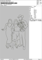 Photoline 0706 Embroidery File 6 sizes
