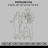 Photoline 0706 Embroidery File 6 sizes