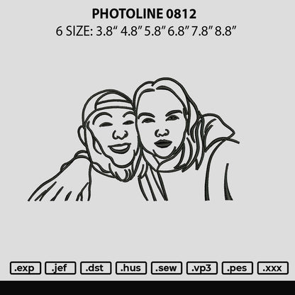 Photoline 0812 Embroidery Fil 6 sizes