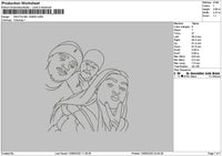 Photoline 1206 Embroidery File 6 sizes