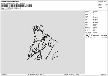 Photoline 1302 Embroidery File 6 sizes