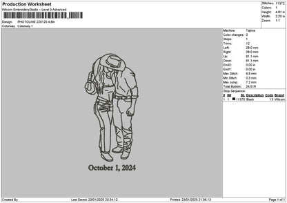Photoline 2201 Embroidery File 6 sizes