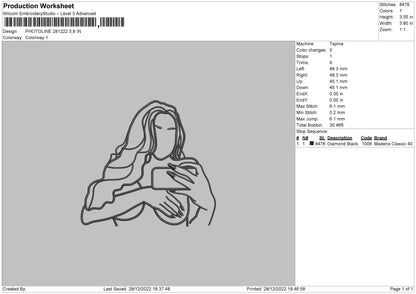 Photolin 2812b Embroidery File 6 sizes