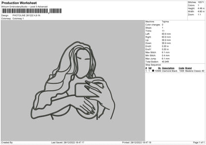 Photolin 2812b Embroidery File 6 sizes