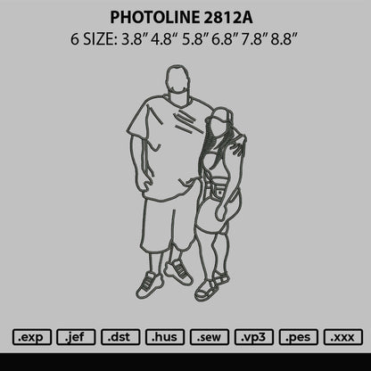 Photoline 2812a Embroidery File 6 sizes
