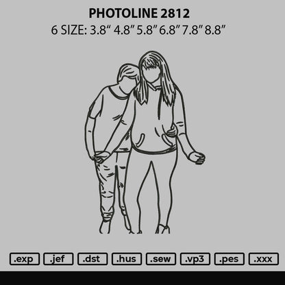 Photoline 2812 Embroidery File 6 sizes