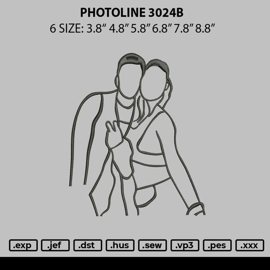 Photoline 3024b Embroidery File 6 sizes