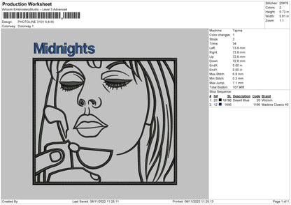 Photoline V101 02 Embroidery File 6 sizes