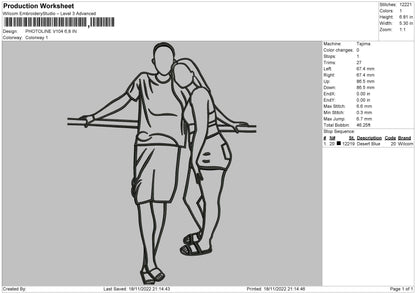 Photoline V104 Embroidery File 6 sizes