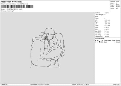 Photoline V116 Embroidery File 6 sizes
