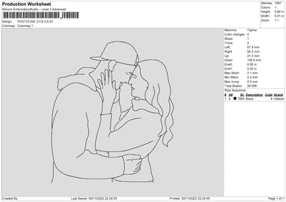 Photoline V116 Embroidery File 6 sizes