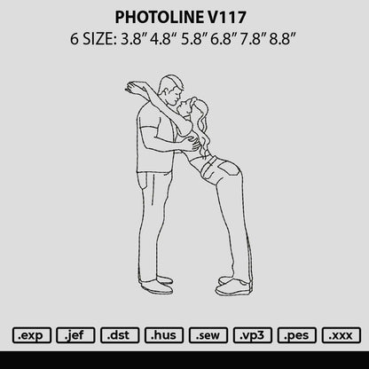 Photoline V117 Embroidery File 6 sizes