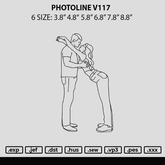 Photoline V117 Embroidery File 6 sizes