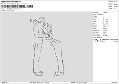 Photoline V117 Embroidery File 6 sizes