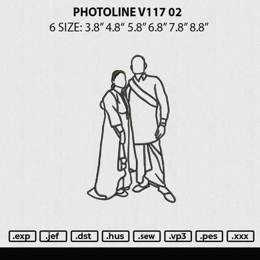 Photoline V117 Embroidery File 6 sizes