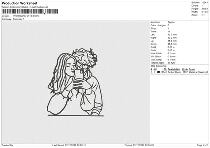Photoline V118 02 Embroidery File 6 sizes